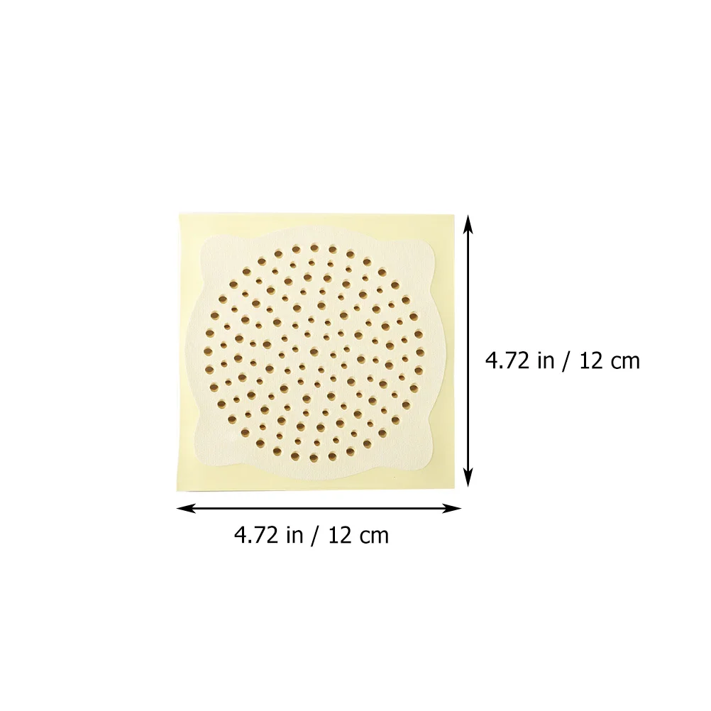 

40pcs Drain Stickers Hair Catcher Disposable Floor Shower Cover Strong Adhesive Prevent Clogging Metal Plastic Tile Bathtub
