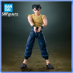 In Stock Original Bandai Shfiguarts Yusuke Urameshi Figure Action Anime Yuyu Hakusho Model Boxed Toys Gift Genuine