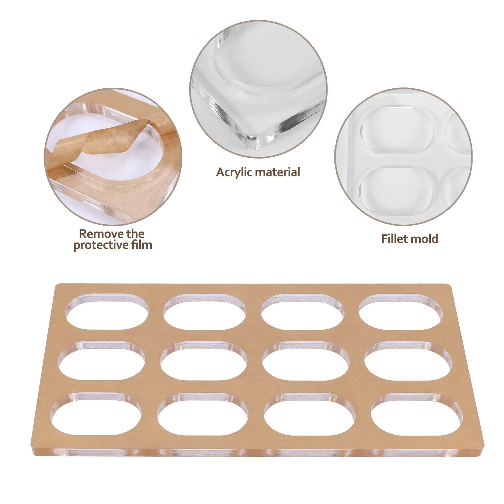 قالب كعكة Dacquoise عالي الجودة من الأكريليك قالب كوكي ماكارون للحلوى والمخبز الياباني أداة خبز ذاتية الصنع