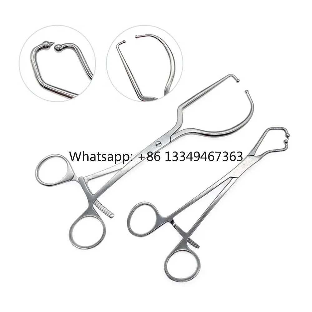 Ball Tip Plate Locking Forceps Veterinary Plate Holding Forceps Fixation Surgical