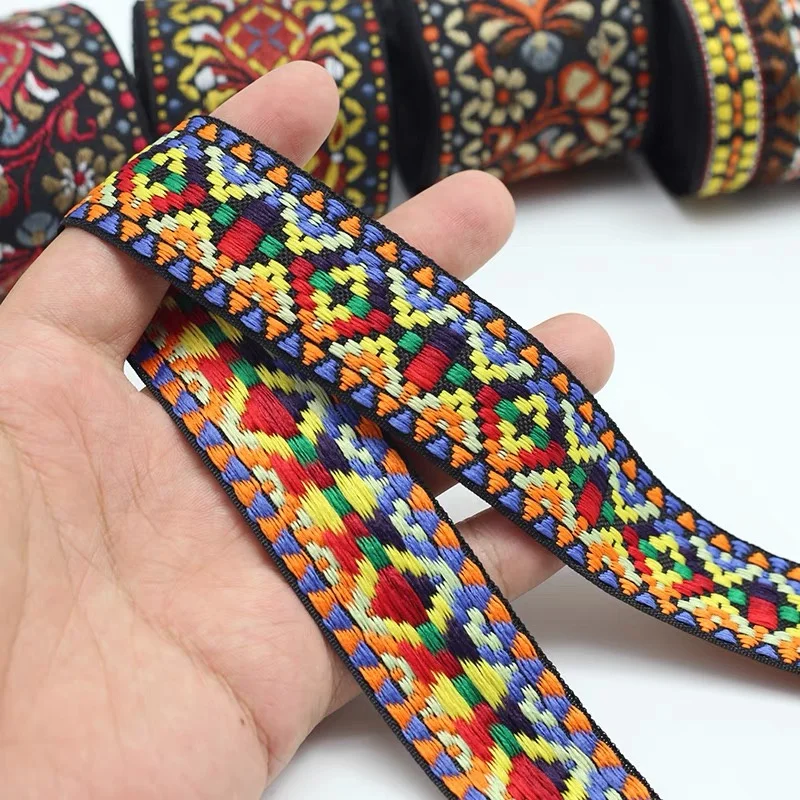 3cm Senior Ethnic Style Edge Decoration Ribbon Fabric Embroidery Decal Home Textile DIY Clothing Sewing Supplies Craft  Accessor