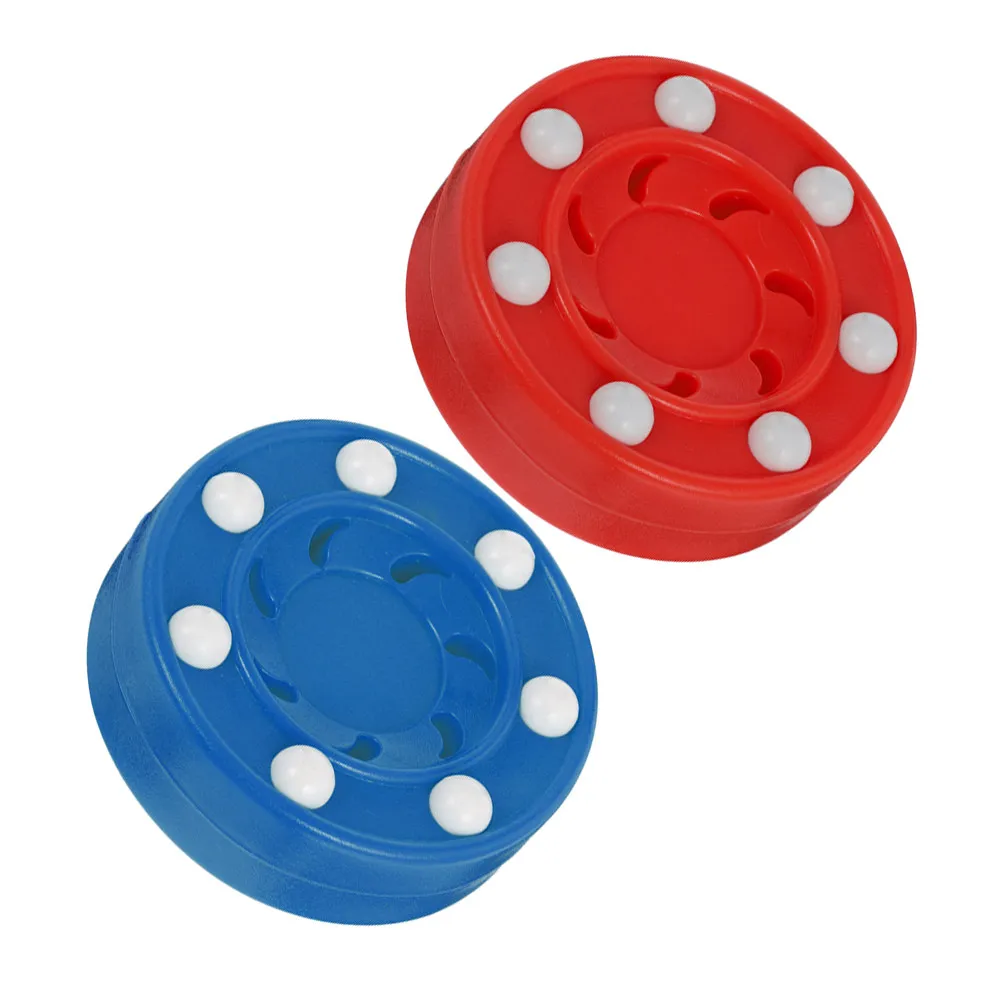 

Набор из 2 хоккейных шайб для роллер-хоккея, профессиональное тренировочное оборудование для занятий в помещении и на улице, оптовые аксессуары для хоккея для отработки навыков