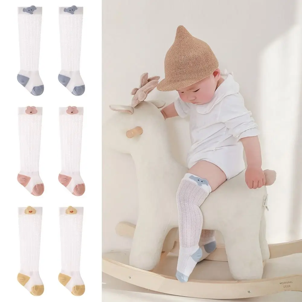 

Multicolor Kids Calf Socks Thin Cartoon Elephant Rabbit Chicken Mosquito Prevention Socks Combed Cotton Sweat Absorption