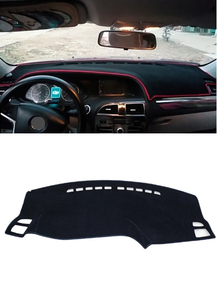 For Brilliance V5 V6 V7 Interior Accessories Dashmat Dashboard Cover Instrument Panel Insulation Sunscreen Protective Pad