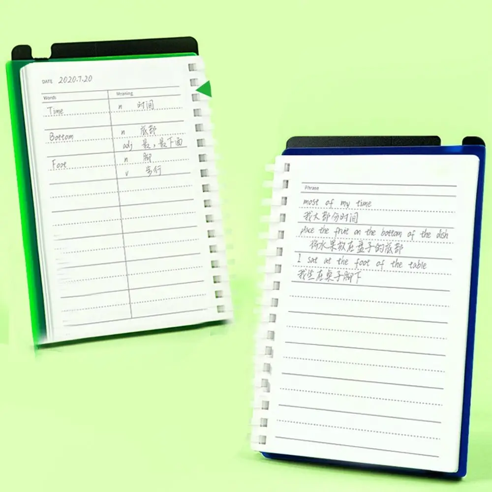 Language Learning Memo Notebook School Class Oral Interpretation Word Book English Notepad Memo Notes Foreign Words Book
