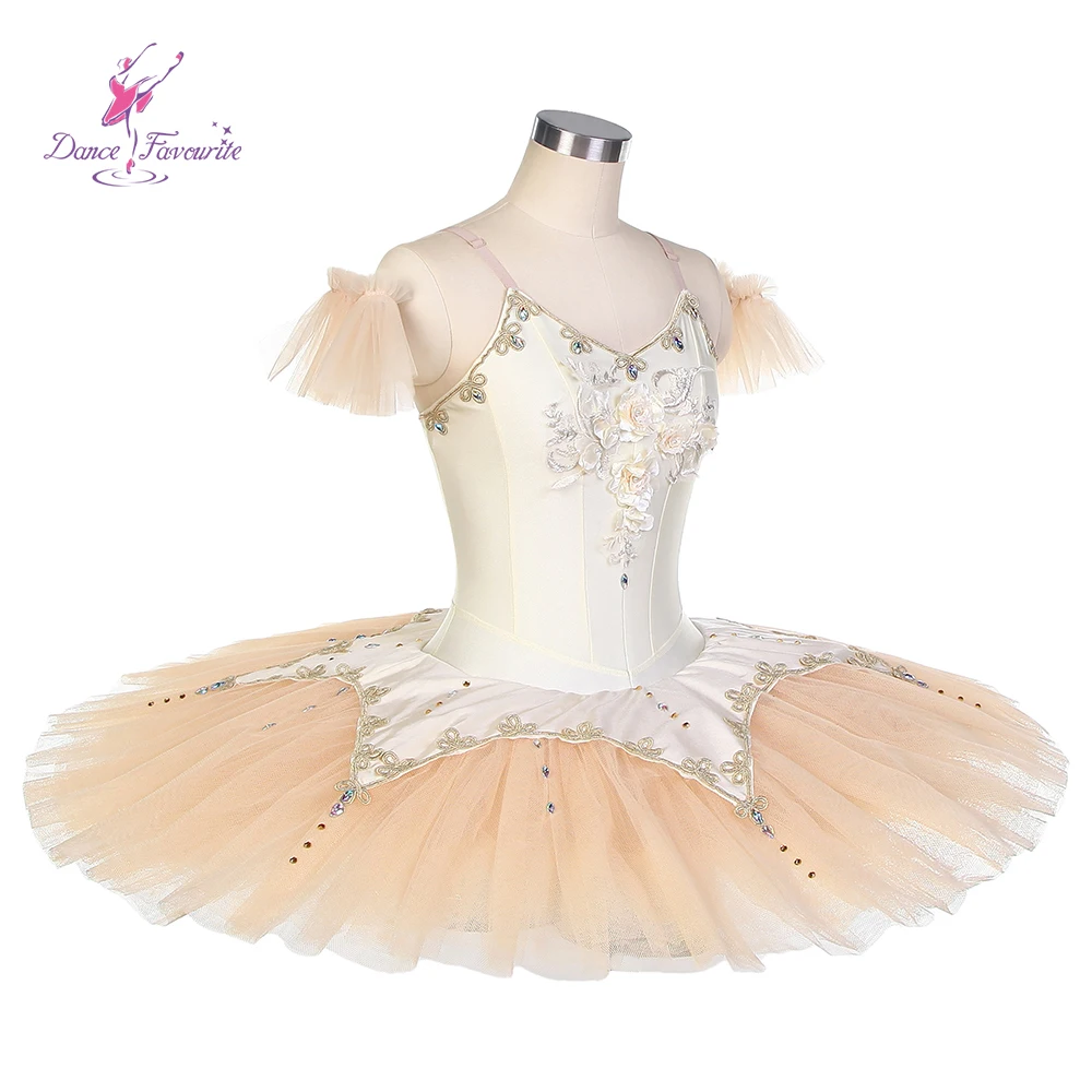 Dance Favourite Ballet Tutus BLL509 Ivory Spandex Bodice Ballet Costume Tutus Pre-professional Ballet Tutu Ballet  Dance Tutu