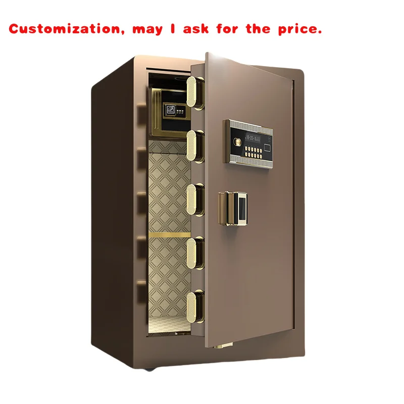 

custom.High Quality All-Steel Fireproof Anti-Theft Storage Box 80cm Single Door Biometric Password Safe Home Commercial Offi