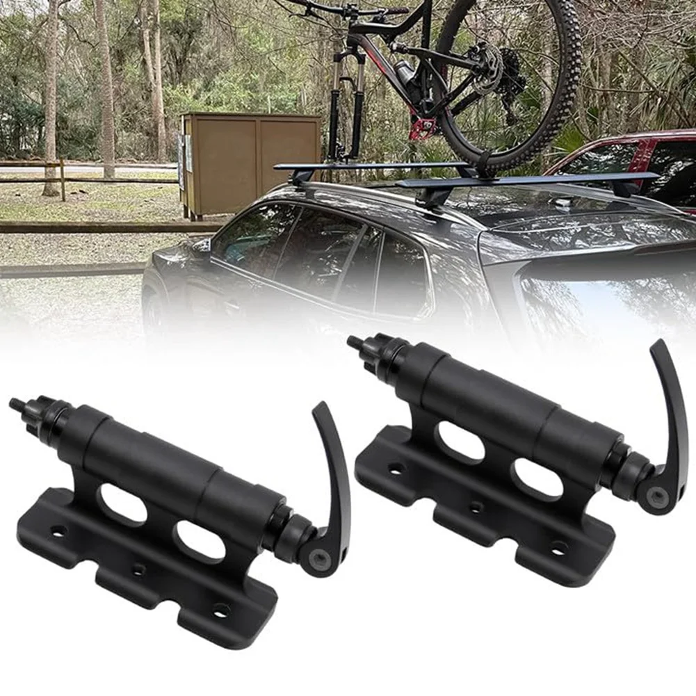 Bicycle Rack Mount Front Fork Mount Bracket with Quick Release Alloy Fork Block Mounts for Most Mountain Bikes