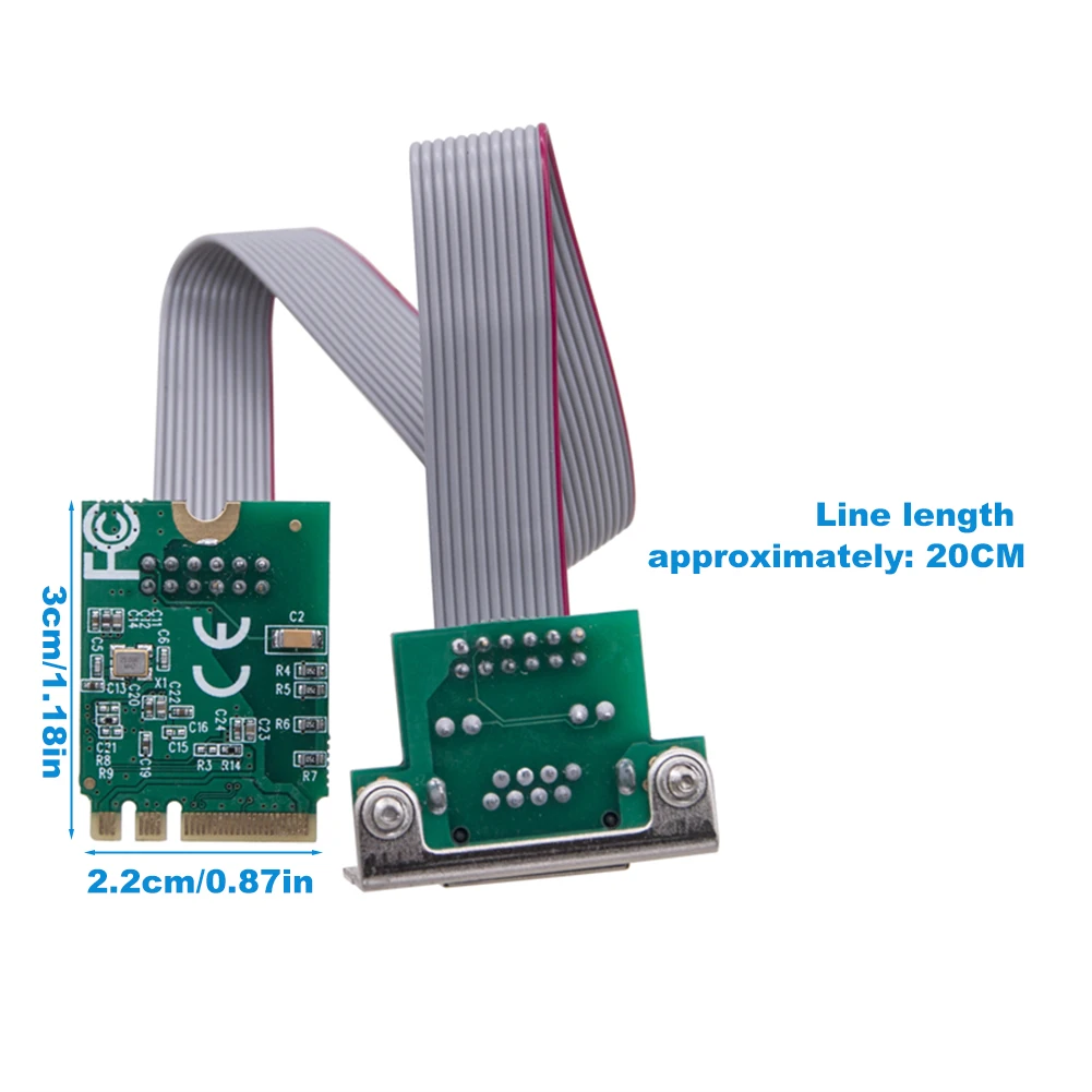 M.2 Network Card 10/100/1000Mbps M.2 RJ45 LAN Adapter Single Port RJ45 M.2 A+E Ethernet Adapter RTL8111H Chip for Desktop PC
