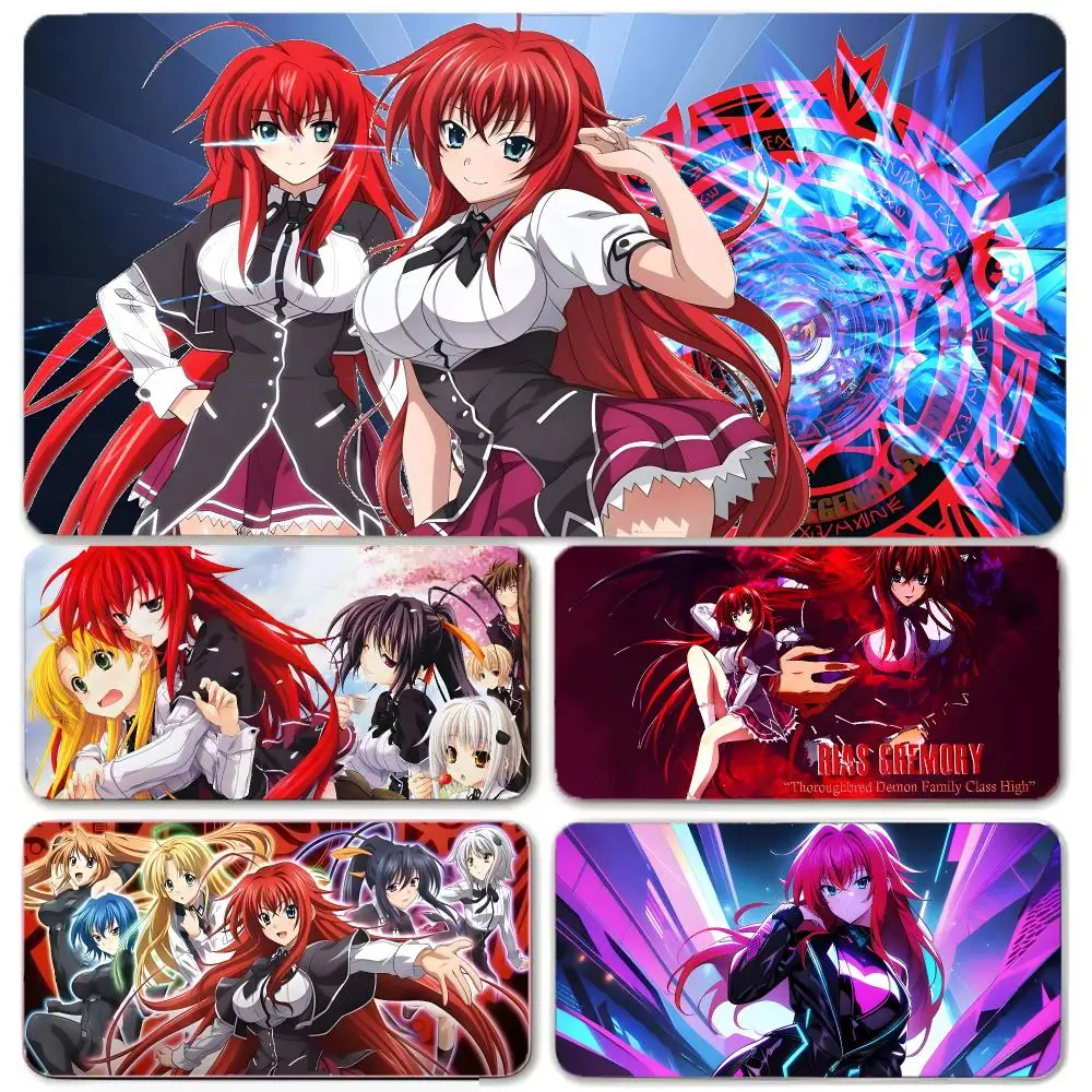 Anime High School DxD Mouse Pad Large Gaming Mousepad with Thick Stitched Edge Non-Slip Desk Mat