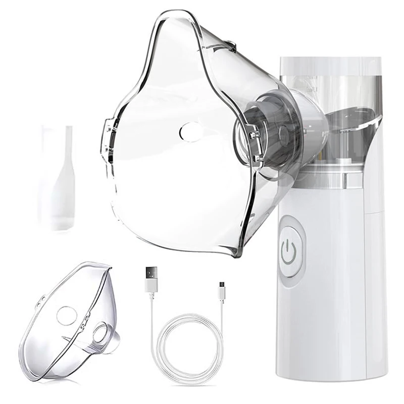 Medische Stille Mesh Vernevelaar Handheld Astma Inhalator Verstuiver Kinderen Gezondheidszorg Mini Draagbare Vernevelaar Luchtbevochtiger - afbeelding 1