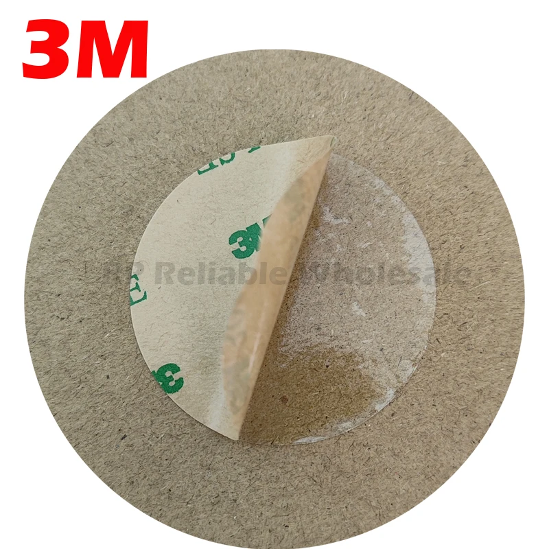 Imagem -02 - Die Cut 500 Círculos 3m 9495le Duplo Revestido de Fita Adesiva Etiqueta Redondo Diameter10 Mm70 mm Opcional Forte Ligação