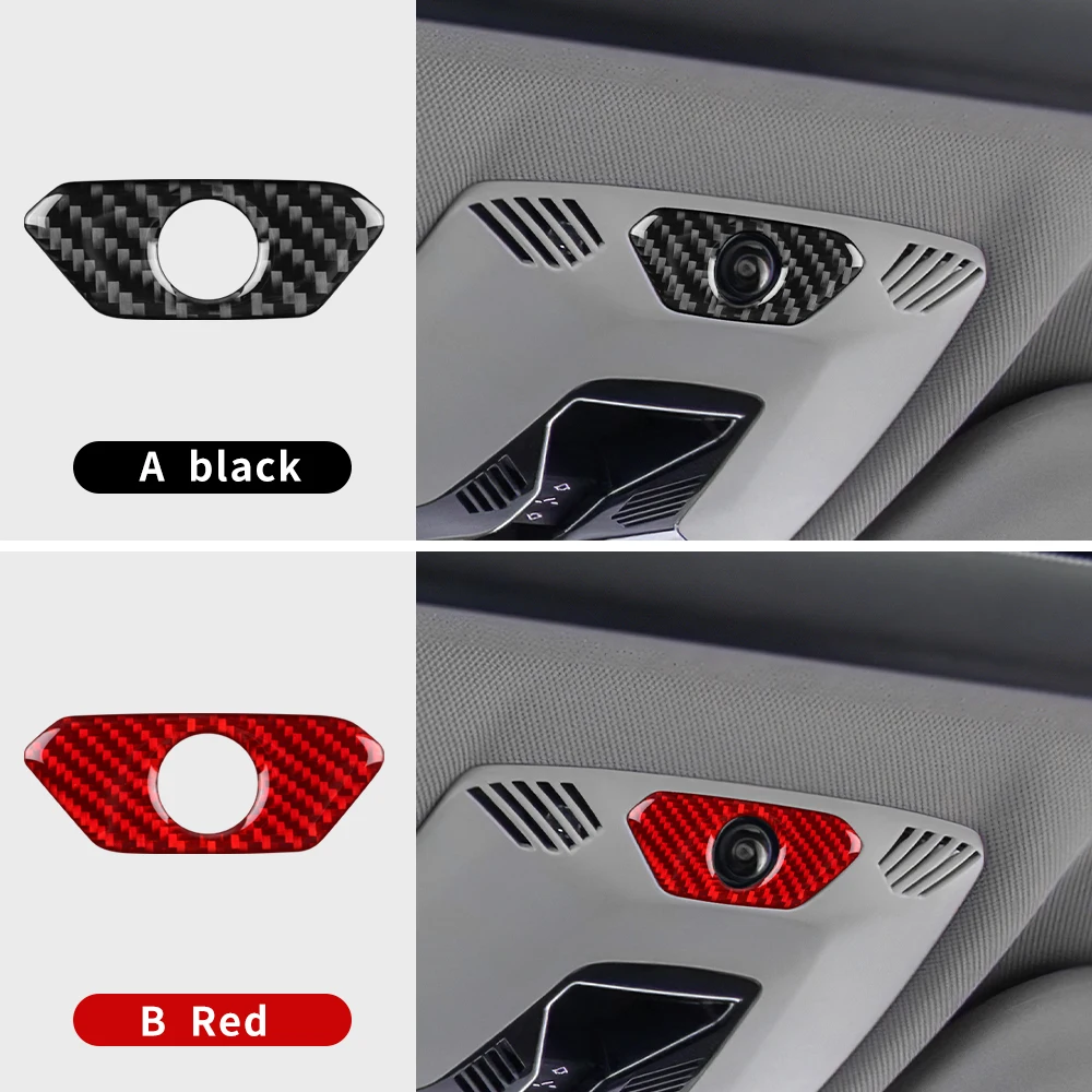 For BMW MINI Countryman U25 F65 F66 F67 Cooper S J01 EV J05 2024 2025 Car Camera Cover Carbon Fiber Sticker Interior Accessories