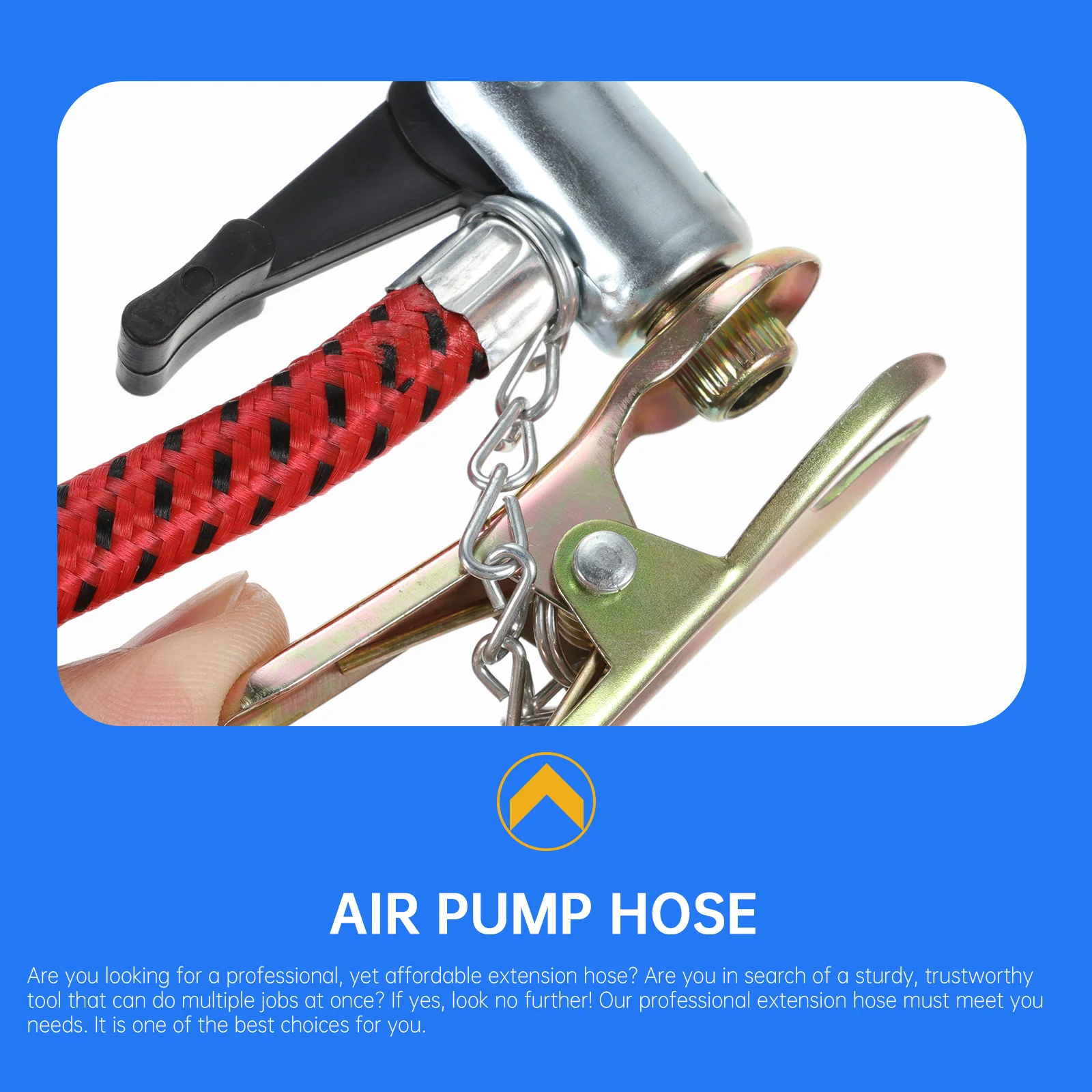 

2Pcs Bicycle Tire Pump Extension Hose High Pressure Air Inflator Tube for Bike Motorcycle Scooter Inflatable Sports Balls