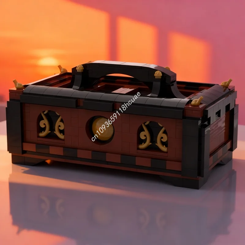 

Набор для сборки модели сундука с сокровищами пиратов (558 деталей) — развивающая игрушка-конструктор для детей, идеальный подарок на Рождество и День рождения