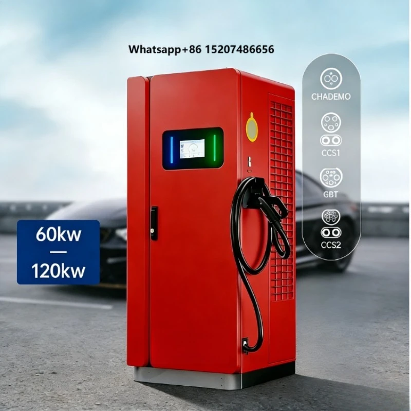 Manufacturer 60kw 180kw 120kw Commercial Charger Electric Car Ev Fast Dc Charging Station for Commercial Parking Lot