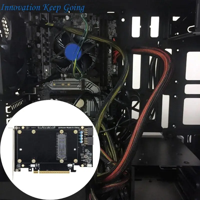 E65C Industrial SXM2 To PCIe Converters Module For Computings Hardware Metal Structure