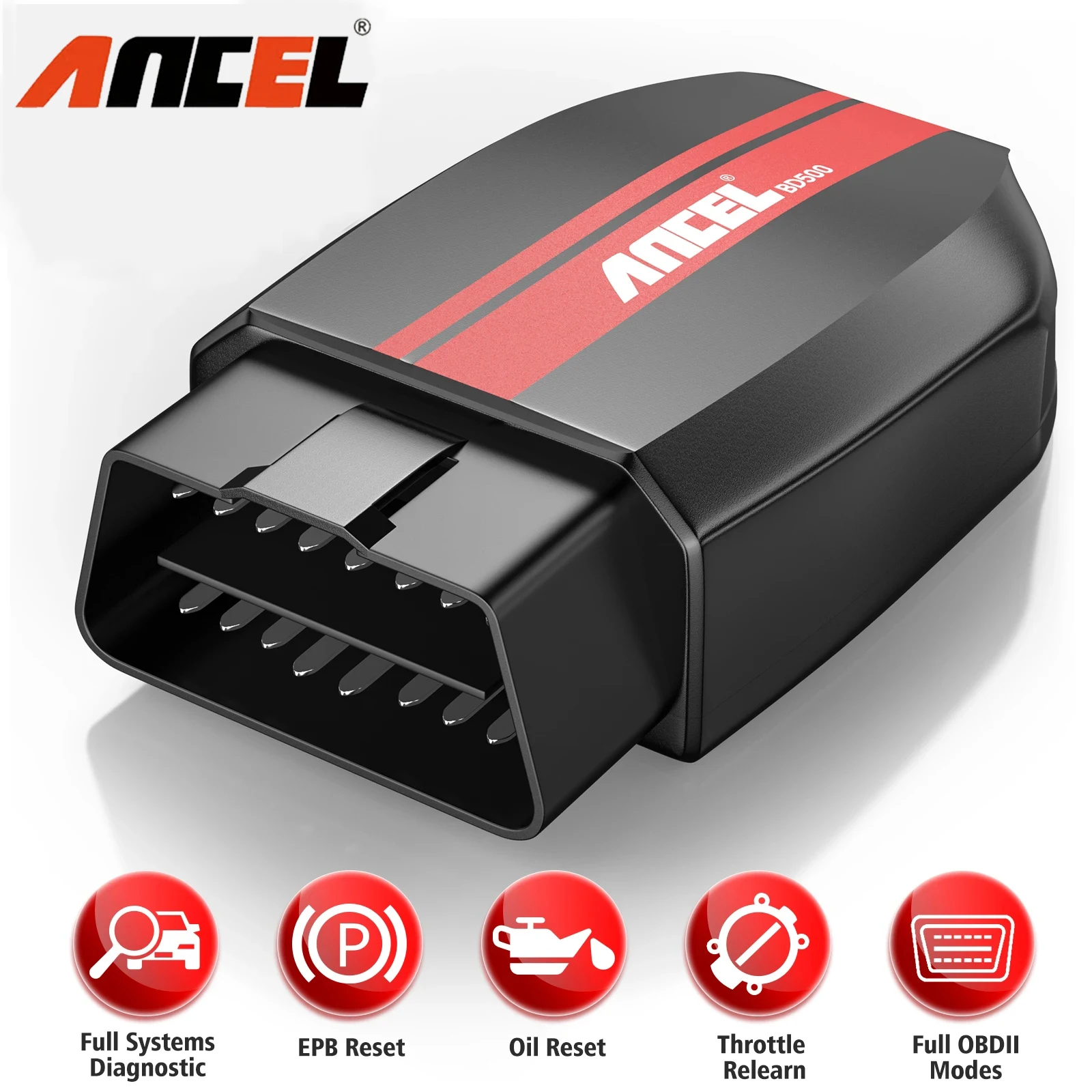 ANCEL BD500 Bluetooth OBD2 Automotive Scanner All System Code Reader Oil EPB ETC BAT Reset OBD Diagnositc Tool for VW Audi Skoda