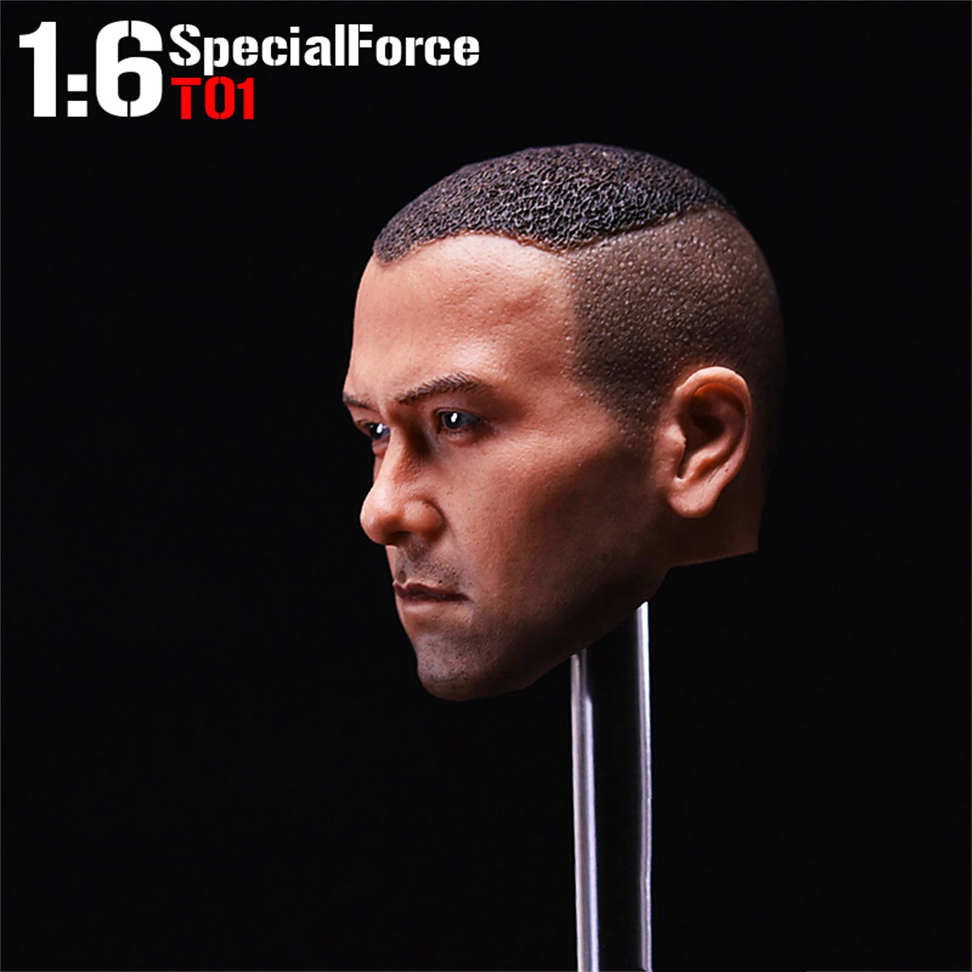 1/6 Scale Special Force Soldier Eddie Peng Yuyan Head Sculpt Fit for 12'' Modern Military Action Figure