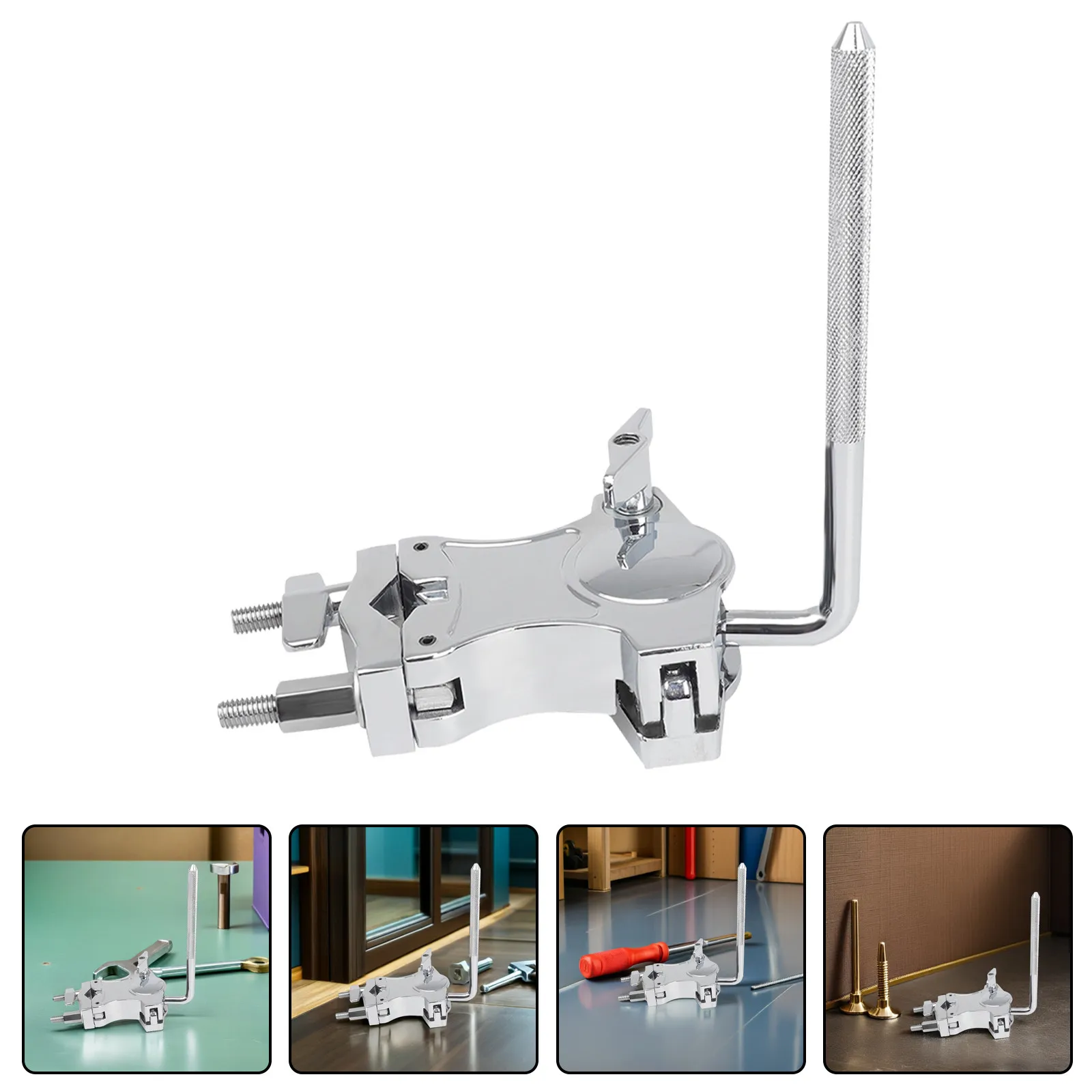 

Регулируемый зажим для барабана из сплава, держатель для мелодичного там-барабана/корбелла, аксессуар для ударных инструментов