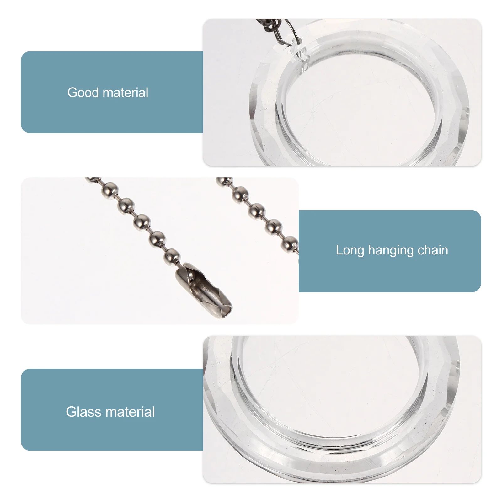 

2Pcs Crystal Hanging Ball Pendants Faceted Round Ornaments for Lamp Decoration Window Suncatcher Bead Curtain Prisms Crystal