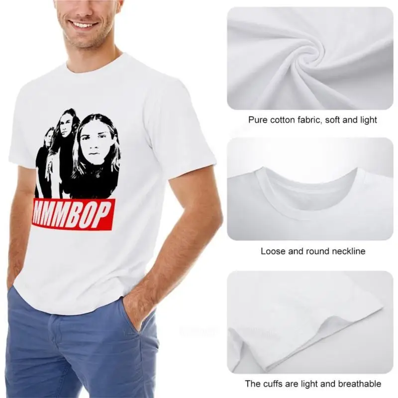 MMMBOP!!! T-Shirt boys t shirts T-shirt short t shirt man men workout shirt black cotton mens t-shirt