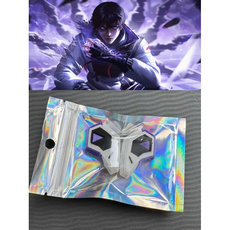 لعبة Valorant Iso تأثيري سماعة غطاء ثلاثية الأبعاد الطباعة سماعات البلاستيك سماعات الأذن الأرجواني سماعات الأذن زي الدعائم الملحقات