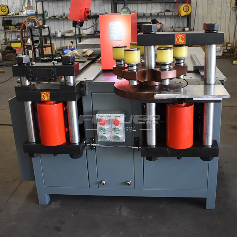 유압식 구리 버스바 가공기 신형 503esk 3-in-1 CNC 버스바 절단 펀칭 벤딩 머신 버스바 기계