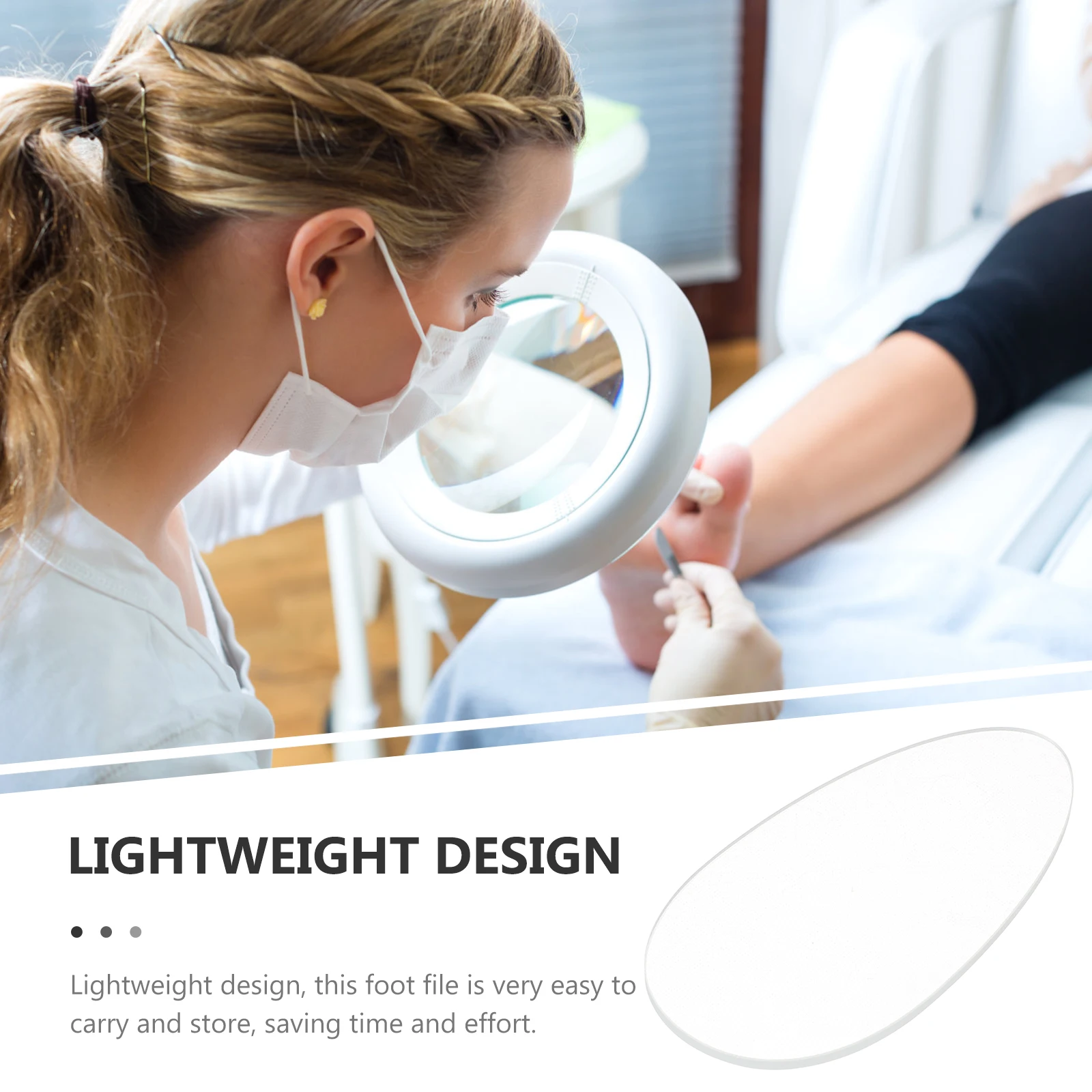 

Nano Glass Foot File Lightweight Durable Callus Remover Pedicure Tool Dead Skin Remover Foot Care Scrubber Pedicure File