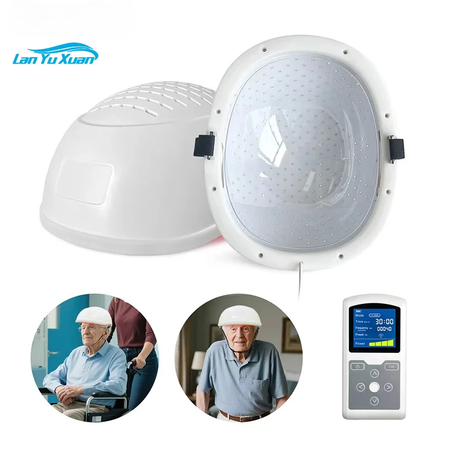 

Professional 1070nm Head Massager Helmet Brain Waves for the Brain Degeneration Disease Rehabilitation Preset 10/40/400/4698Hz