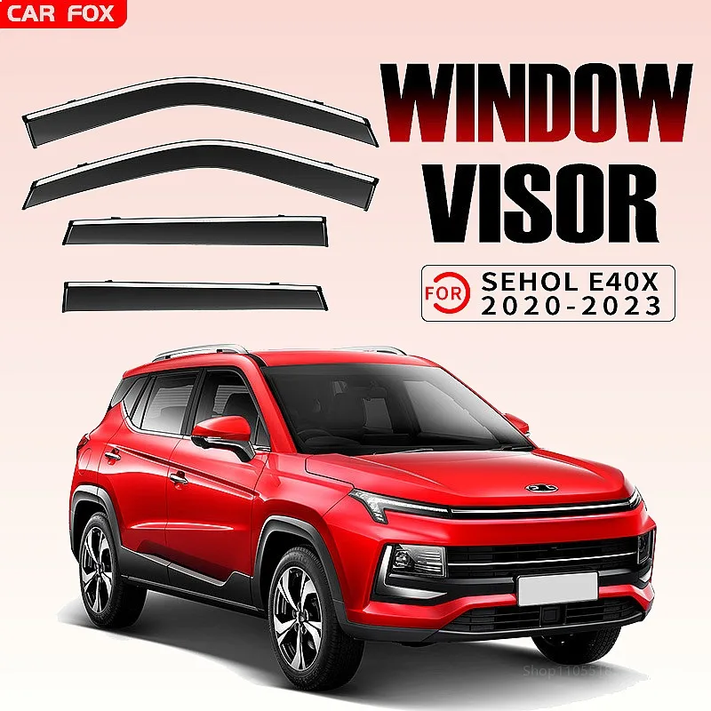 

For JAC Sehol E40X 2020+ Car Window Visor Rain Sun Shade Side Windshield Awning Auto Accessories