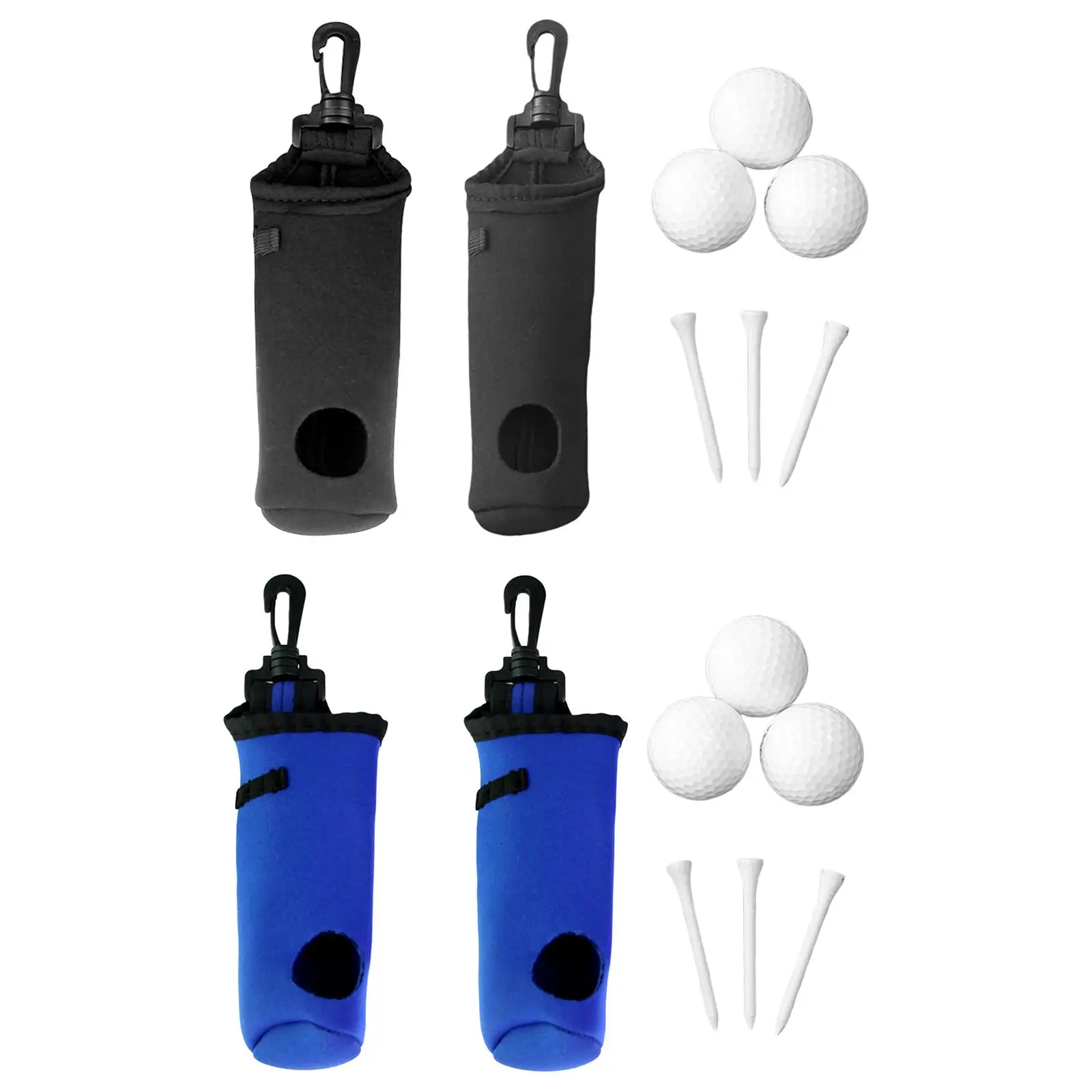 

Golf Ball Carry Bag Lightweight Portable Ball and Tee Holder Pouch for Golf Accessories, Gift for Golfer