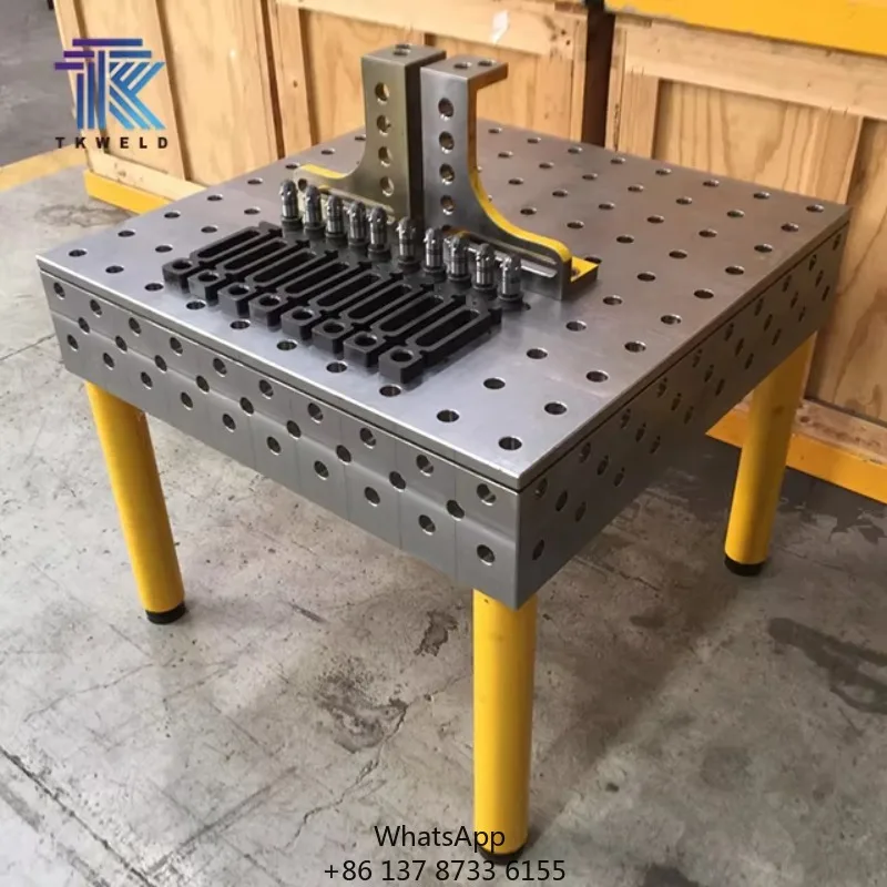 D16 D28 1000*1000*200mm Robot-Suitable 0.5mm Plasma Nitriding Welding Table 3D/2D Welding Platform