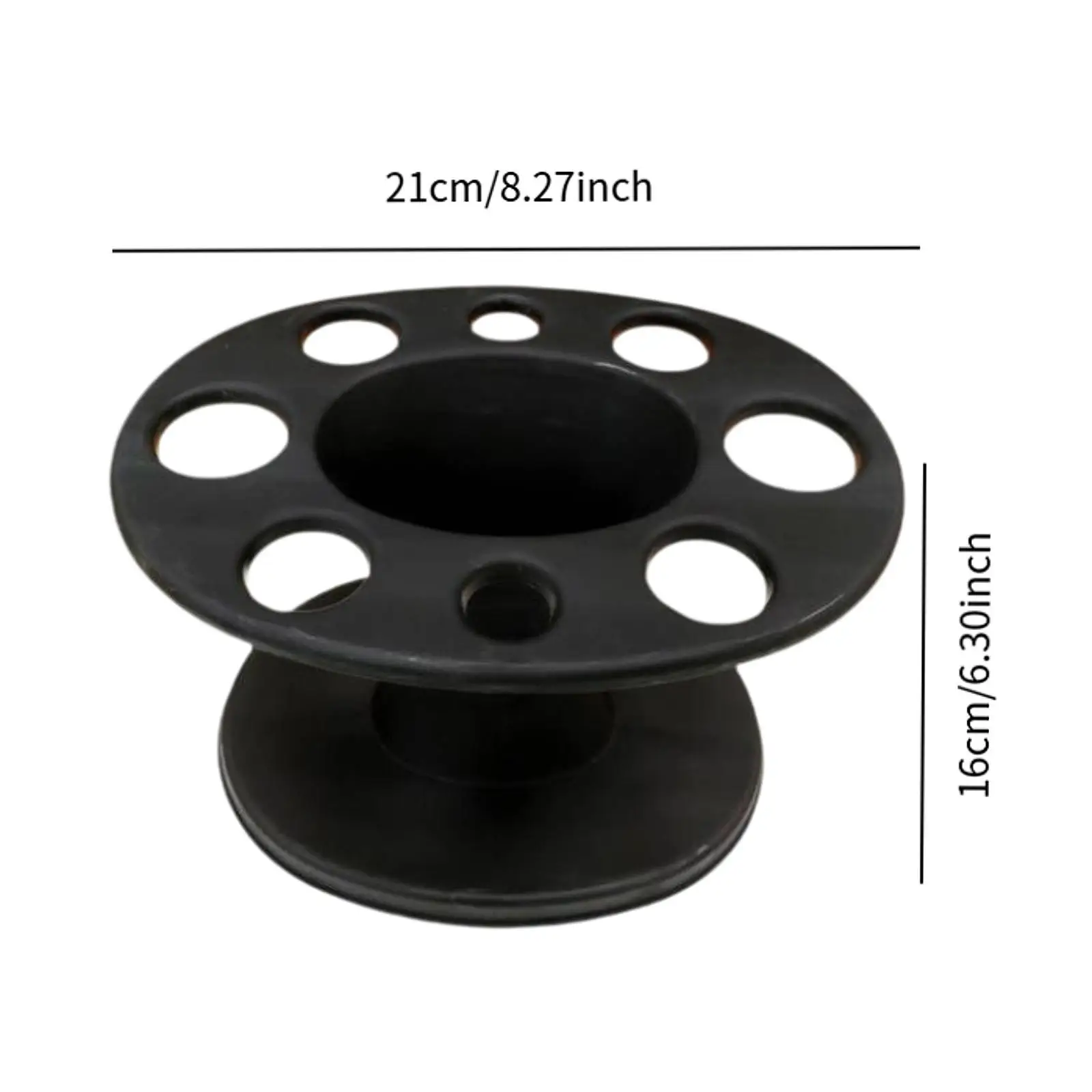 Round Comb Storage Stand Hair Styling Tools Storage Frame for Salon Home Use
