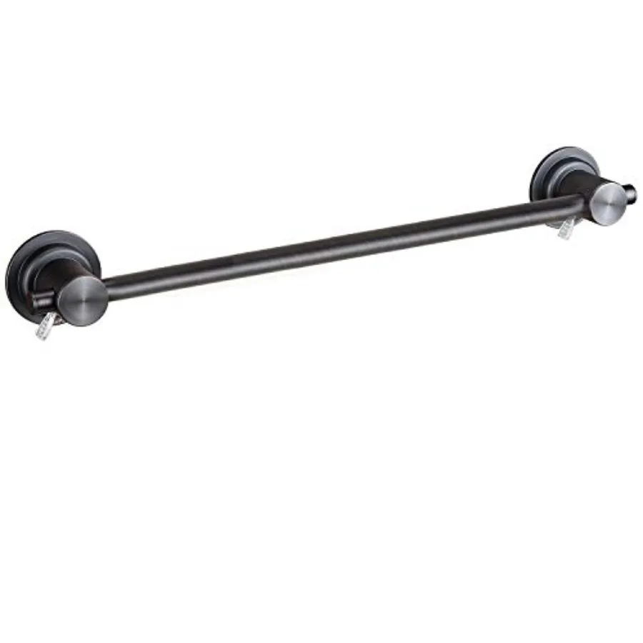 

Cup Bar 24 Inch Oil Rubbed Bronze, Removable Modern Vacuum Holder for Bathroom Door Adhesive Bar Rack Holde