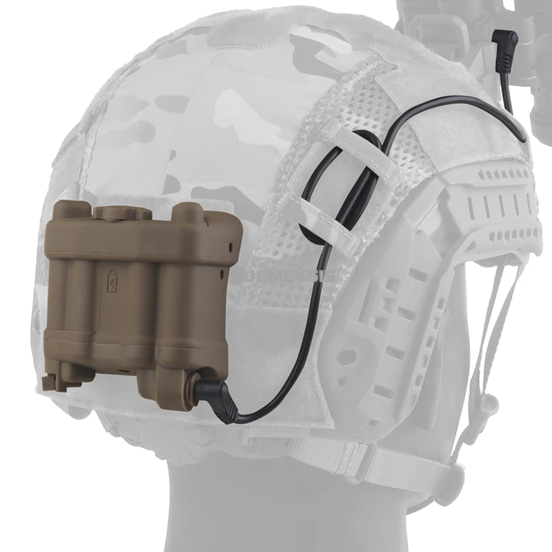 AN / PVS 31 علبة البطارية لا وظيفة التكتيكية NVG دمية نموذج لخوذة الادسنس NVG جبل الملحقات الدعائم الزخرفية #3