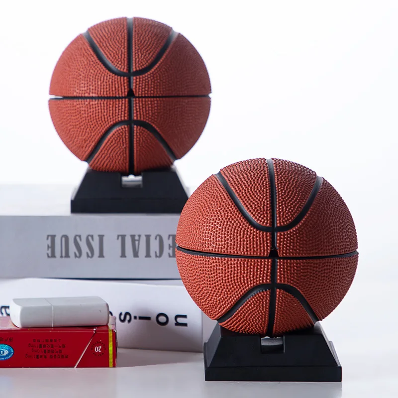 Basketball Ashtray Creative Personality Trend Office Anti-fly Ash Net Red Cute Home Living Room Anti-drop Ashtray