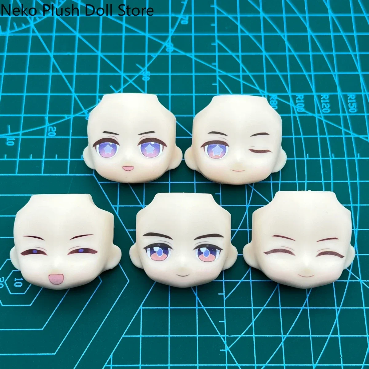 Anime Love and Deepspace Caleb Ob11 Ob12 Bjd Doll Handmade Bjd Face Plate Head Shell Doll Cosplay Birthday Gift Xmas