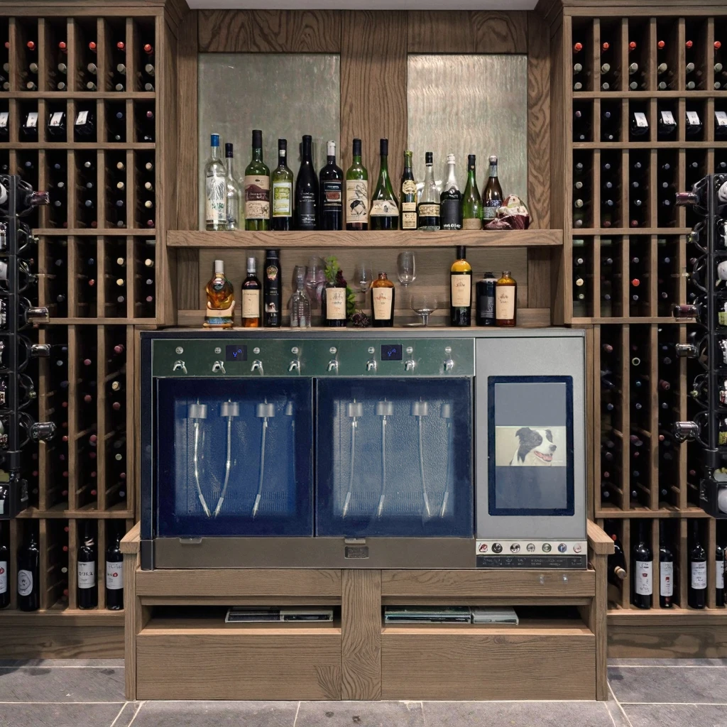 

Temperature Preservation Commercial Wine Refrigerated 8 Bottles Wine Dispenser