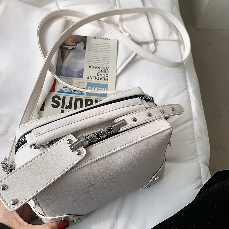 Borse da donna borsa a tracolla a tracolla per borsa a tracolla da donna stilista di alta qualità Flap borse da donna con rivetti borse di lusso