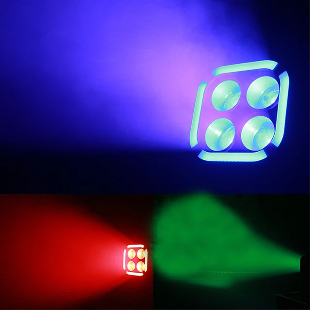 Professional Stage Lighting Moving Head Light RGBW 4IN1 4x60w Zoom LED Beam For Home Party DJ Disco Show