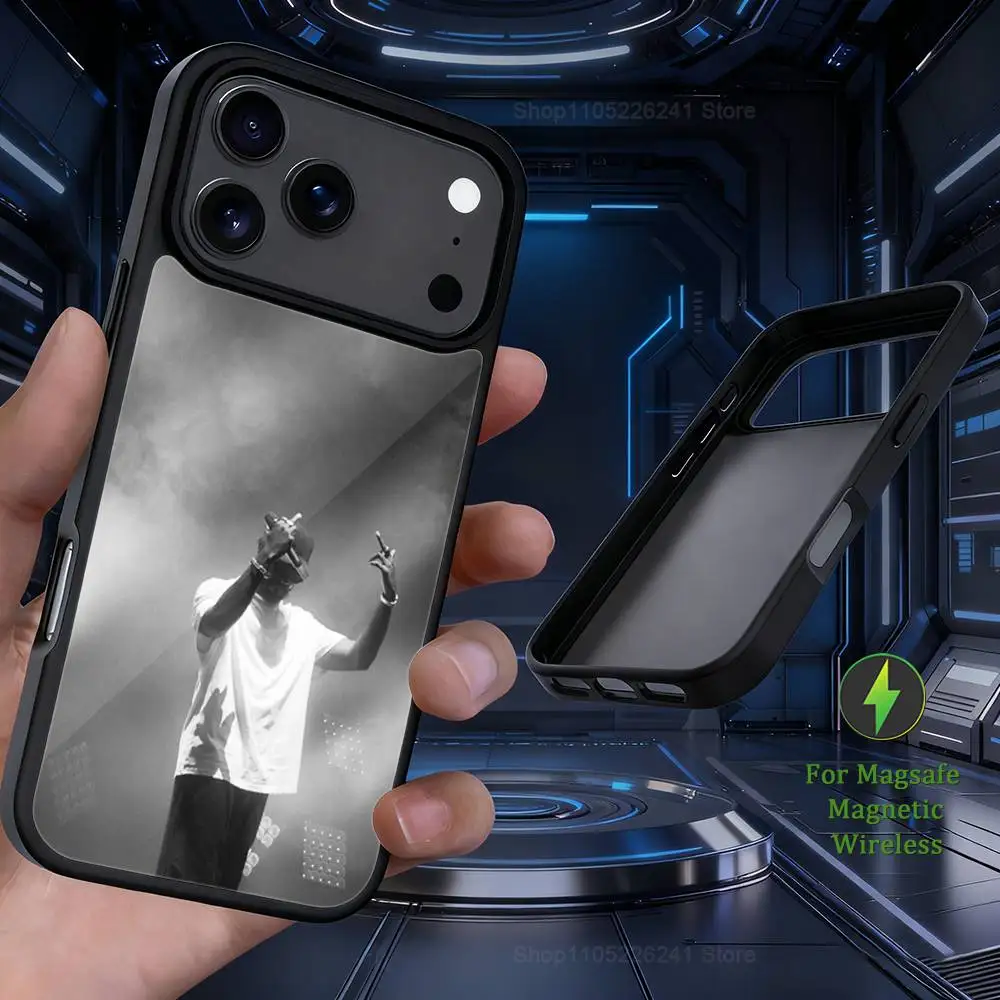 Rapper B-Booba Singer Phone Case For iPhone 13,12,11,16,15,17,14,Pro,Max,Plus,Mini, For Magsafe,Magnetic Wireless Charging