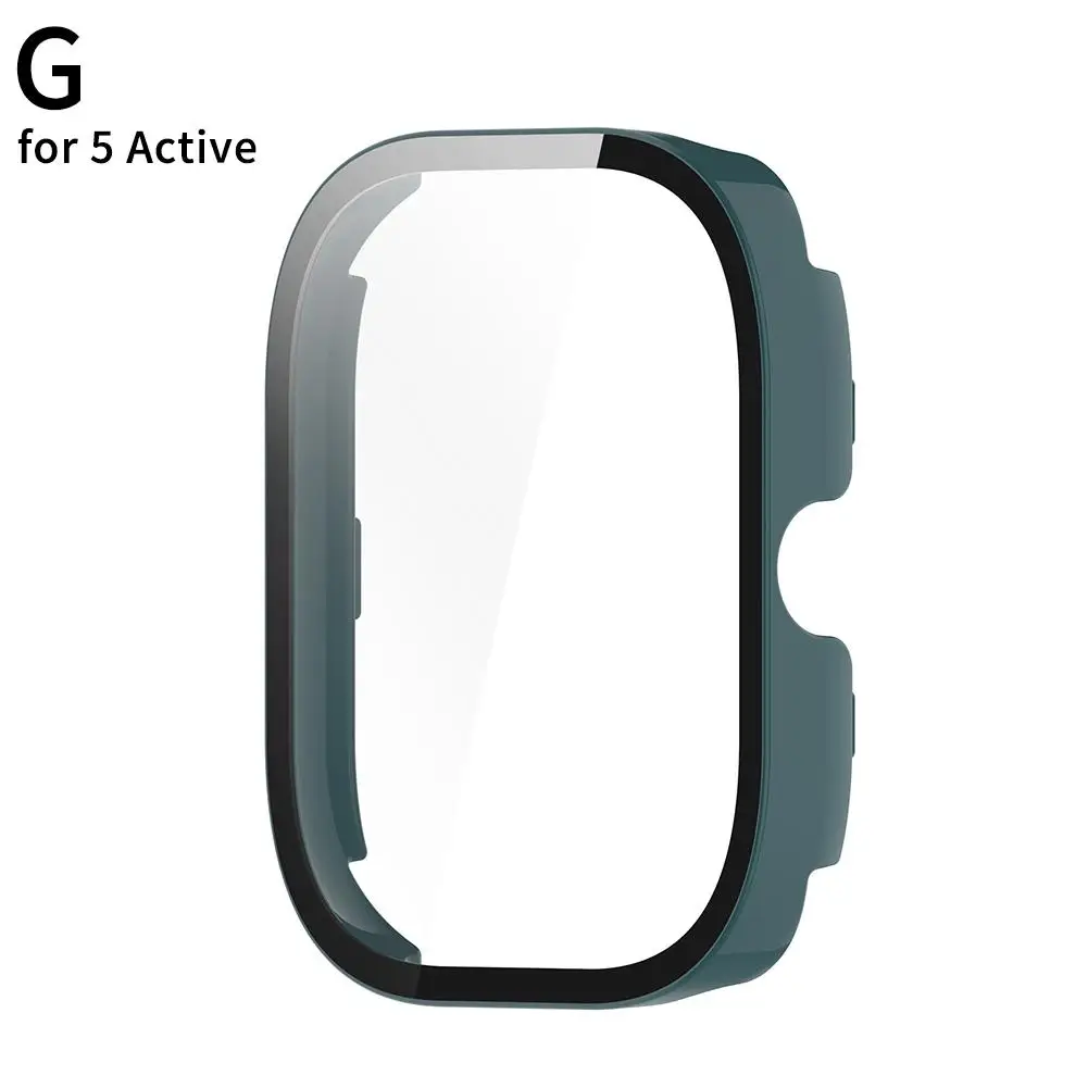 Glass+ For Watch 5 Active All-around Screen Protector Hard Pc Bumper Tempered Glass For Redmi Watch 5/5 Lite D5k2