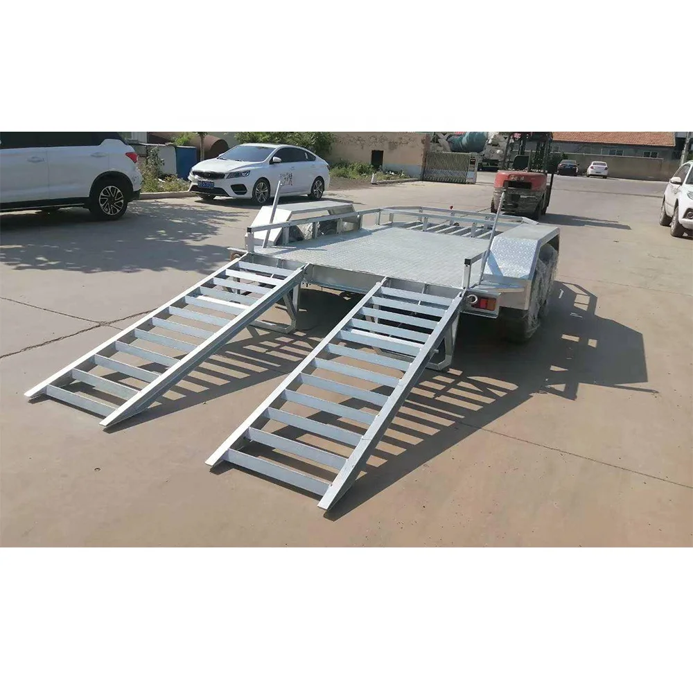 Hot-selling 2500kg Heavy-duty Car Transport Trailer / Mini Excavator Transport Trailer
