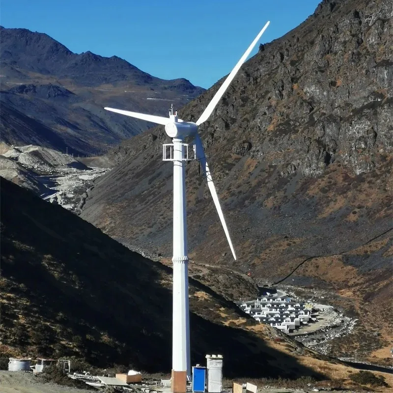 SD-200KW Alternative Energy Generators Horizontal Wind Turbine Wind Solar Hybrid Power System