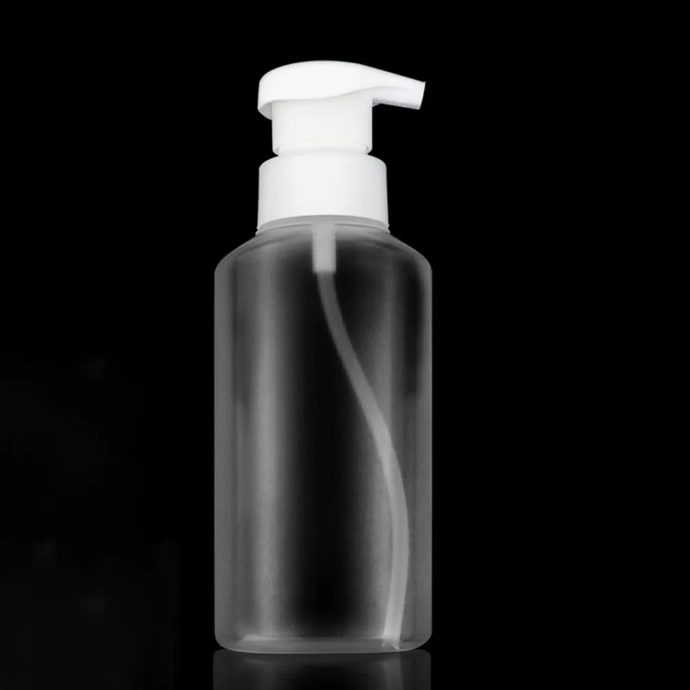 

2pcs Clear Dispenser 180ml Pump Empty Foaming Shampoo Bottle Transparent Plastic Pump Empty Bottle