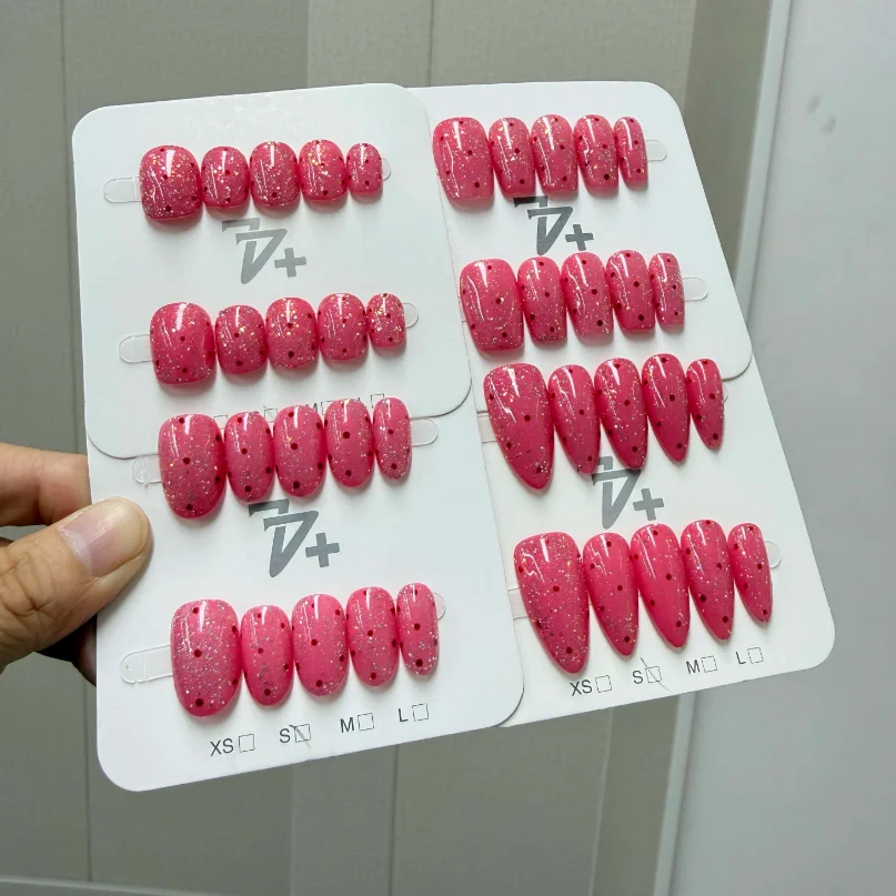Mixed Style Handmade Fake Nails Random Shipment Press On Nail Reusable Wearable Nail Art Tips For Girls Daily Party DIY Manicure