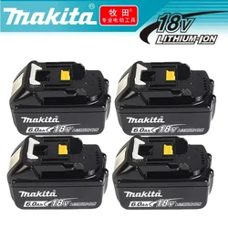 100% Genuine Makita 6Ah/5Ah/3Ah for Makita 18V Battery BL1840 BL1830B BL1850B BL1850 BL1860 BL1815 Replacement Lithium Battery