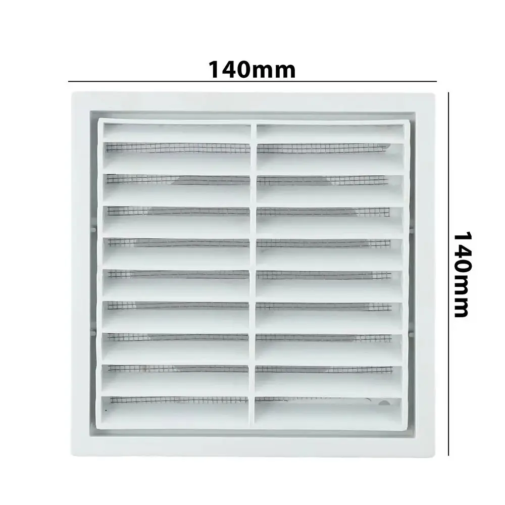 1Pcs Wall Ceiling Grille Air Outlet Pipeline Ventilation Plastic Fresh Air Exhaust Outlet Grilles Cover White