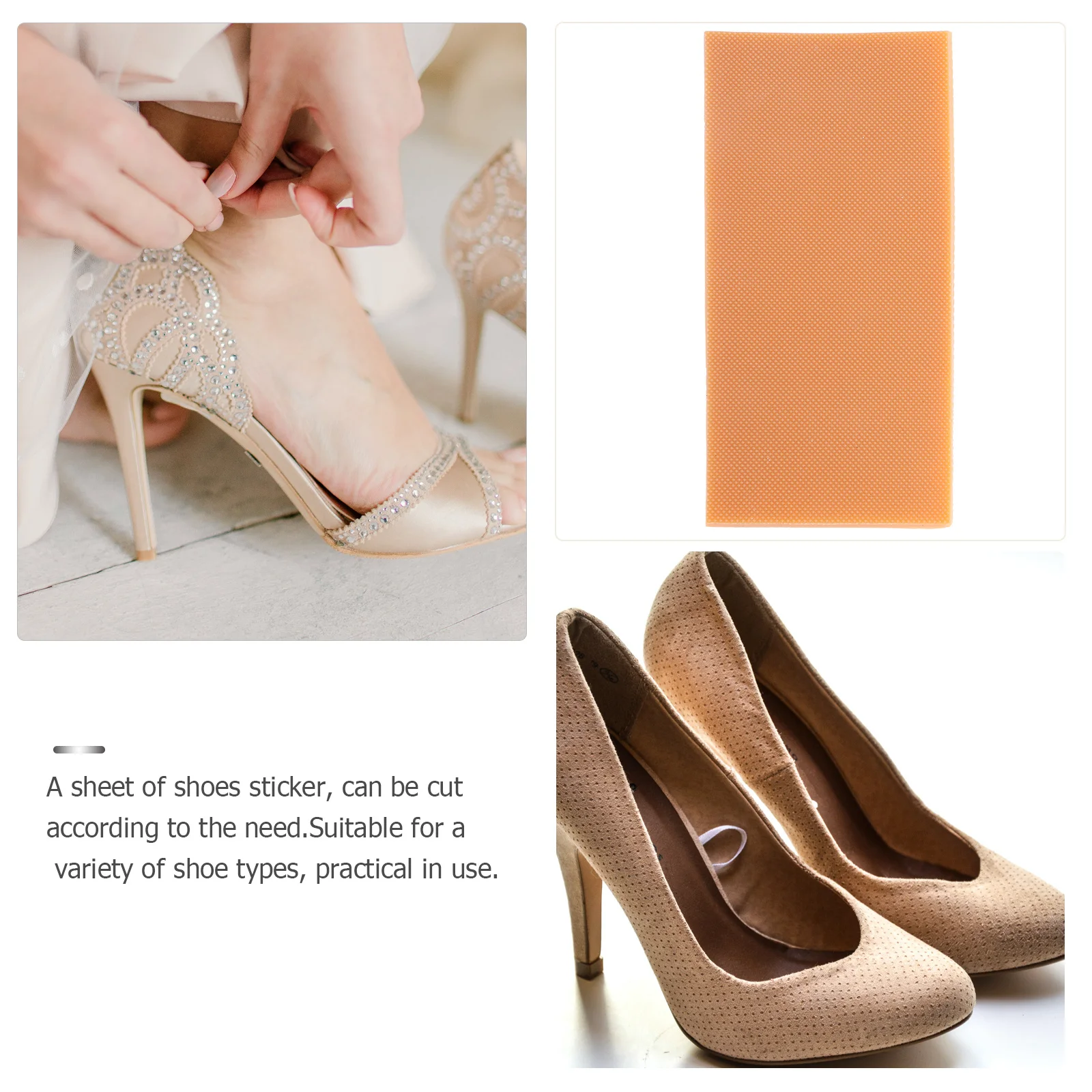 

High Heel Stickers High-heeled Shoes Pad Anti-wear Foot Rear Cushion Feet Protector